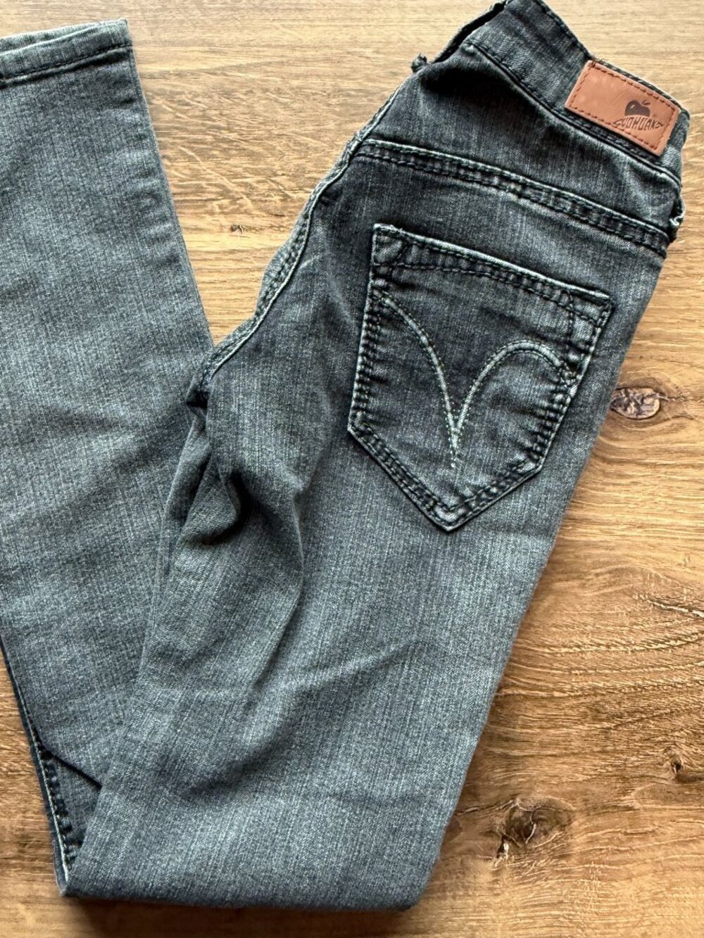 Guo Huang Gray Streetwear Jeans Men’s Size 26 Y2K Skater